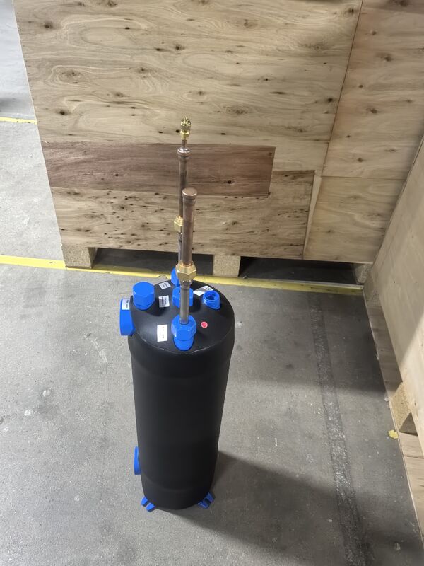 Gimleo Титан TA1 Внутренняя трубка Материал Титановый теплообменник MHTA-1.5(NZ) Автоматический конденсатор или испаритель, созданный для тепловой эффективности