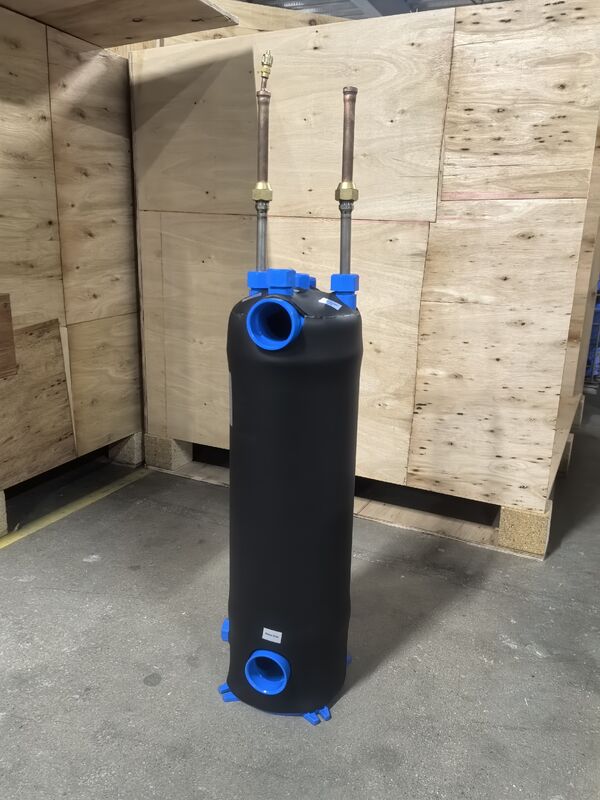 Gimleo Титановый TA1 Внутренний клубник Титановый теплообменник MHTA-0.75 ((NZ) Скорость потока жидкости 0.5m3h Прочный коррозионно-устойчивый раствор теплопередачи