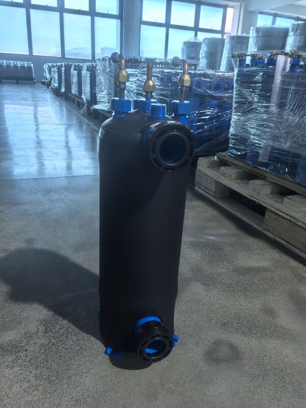 Выходной температуры 7C холодильника теплообменник ETA-1 компактный дизайн водоподключения 2 дюйма инженерное охлаждающее оборудование для промышленного