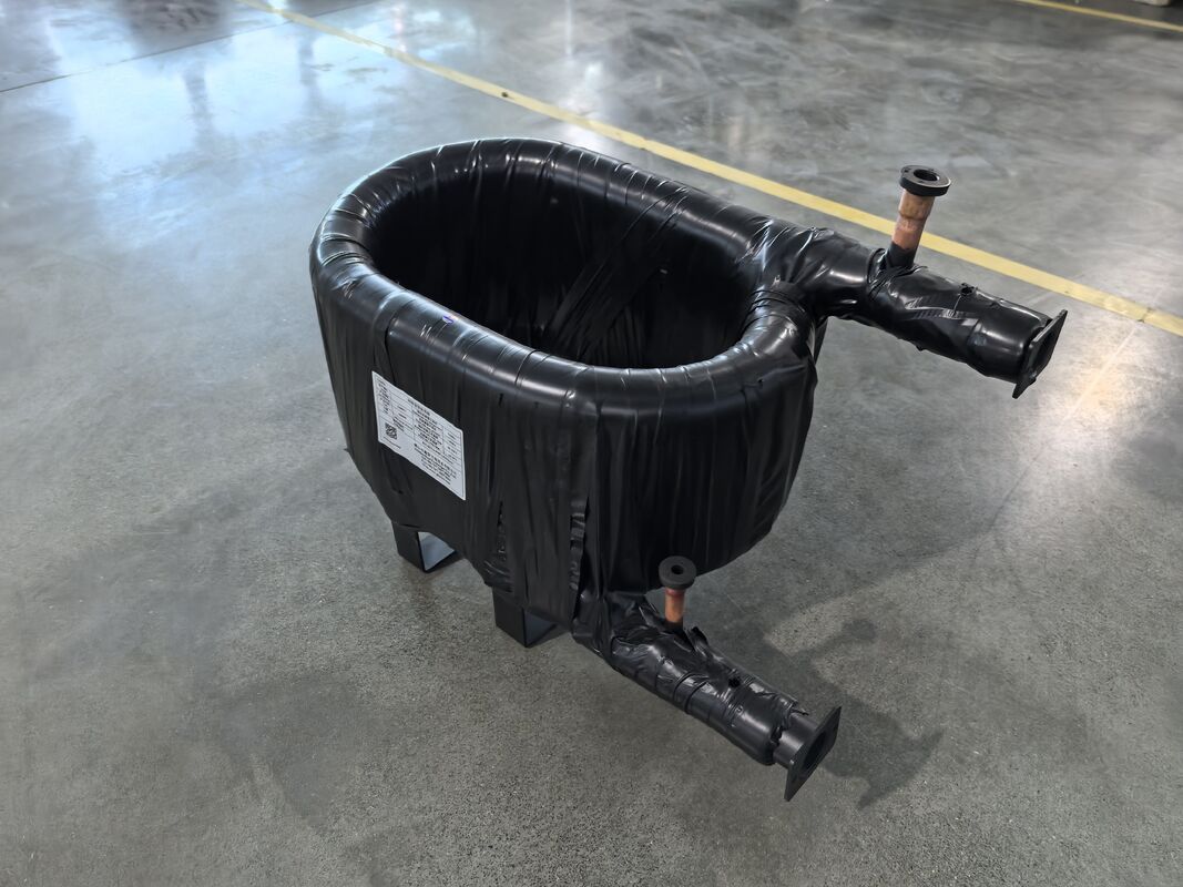 Внутренняя трубка для системы водоснабжения HVAC коаксиальный теплообменник изготовлен из Супер SPHC Стальной оболочки материала, обеспечивающего и тепловых растворов