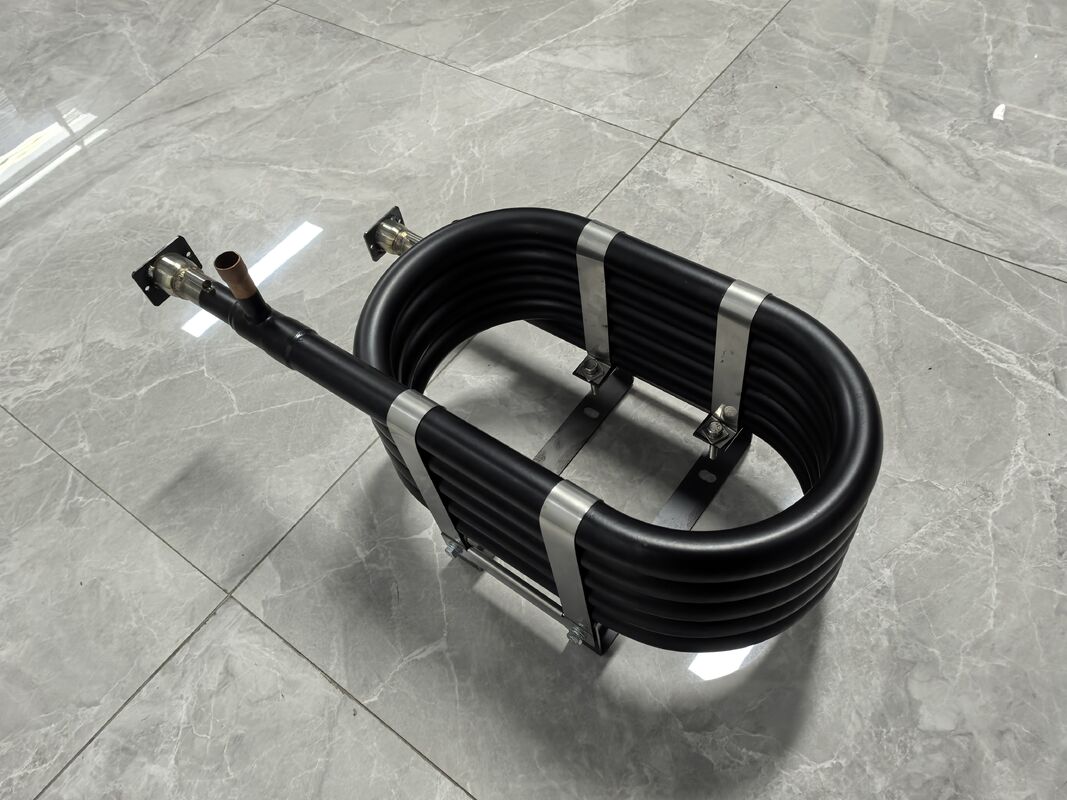 Коаксиальный теплообменник с длиной труб от 2 до 10 метров, предназначенный для теплообмена в различных отраслях промышленности