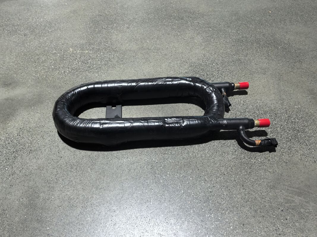 Коаксиальный теплообменник с диапазоном температуры работы от -50°C до 300°C и площадью теплопередачи от 1 до 10 квадратных метров в компактной ширине 140 мм