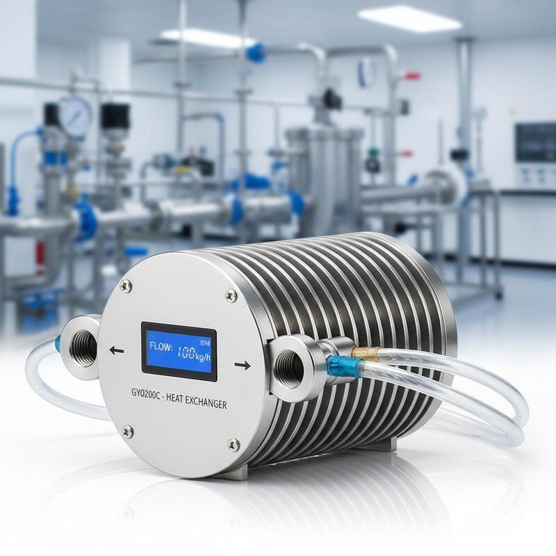 Соосный теплообменник GY0200C с весом от 1 до 100 кг, рабочей температурой 30-99°C и длиной трубки 2-10 м для эффективной теплопередачи