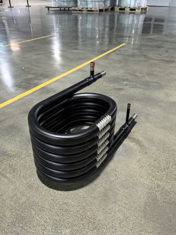 Коаксиальный теплообменник из нержавеющей стали с давлением хладагента 4,2 МПа и настраиваемым размером