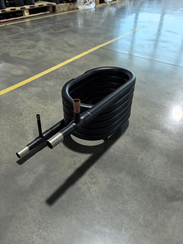 Коаксиальный теплообменник из нержавеющей стали с давлением воды 1,0 МПа и настраиваемым выходом хладагента для систем ОВК